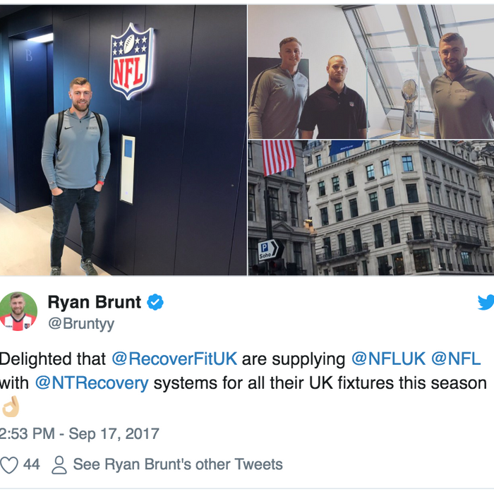 Ryan Brunt on supplying the NFL with recovery systems