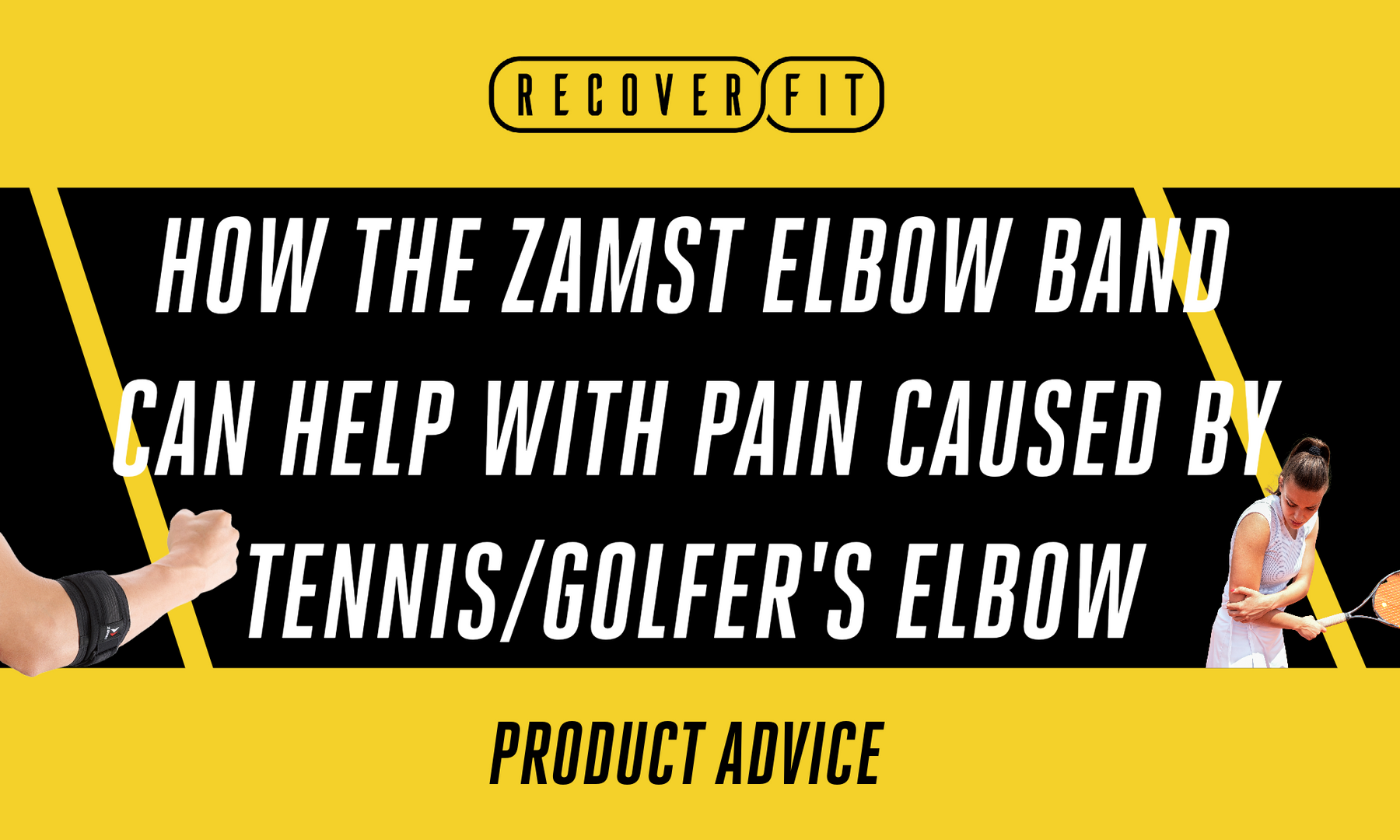 How the Zamst Elbow Band can help with pain caused by Tennis/Golfer's elbow